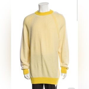 Loro Piana Mustard Knit Silk blend Sweater